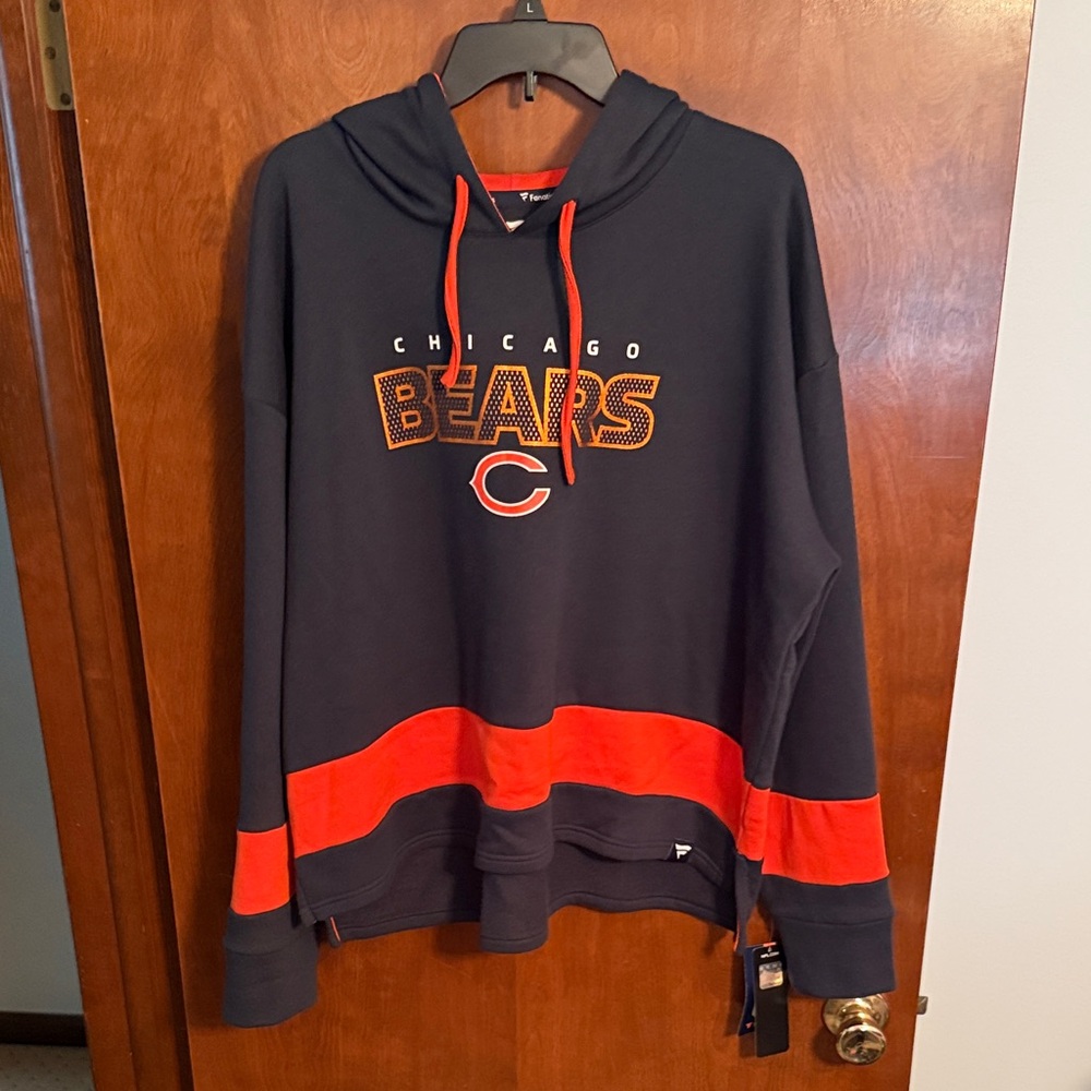 Fanatics Chicago Bears Black and Orange Sweater